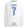 Officiële Voetbalshirt Real Madrid Eden Hazard 7 Thuis 2021-22 Lange Mouw - Heren